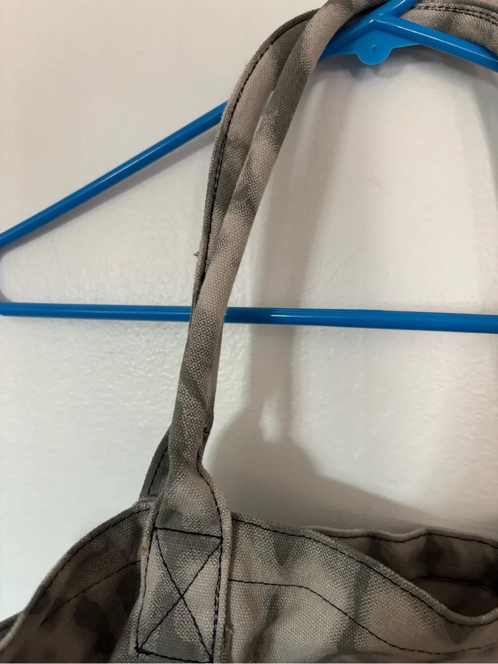 ALO Yoga Gray Tie-Dye Canvas Tote